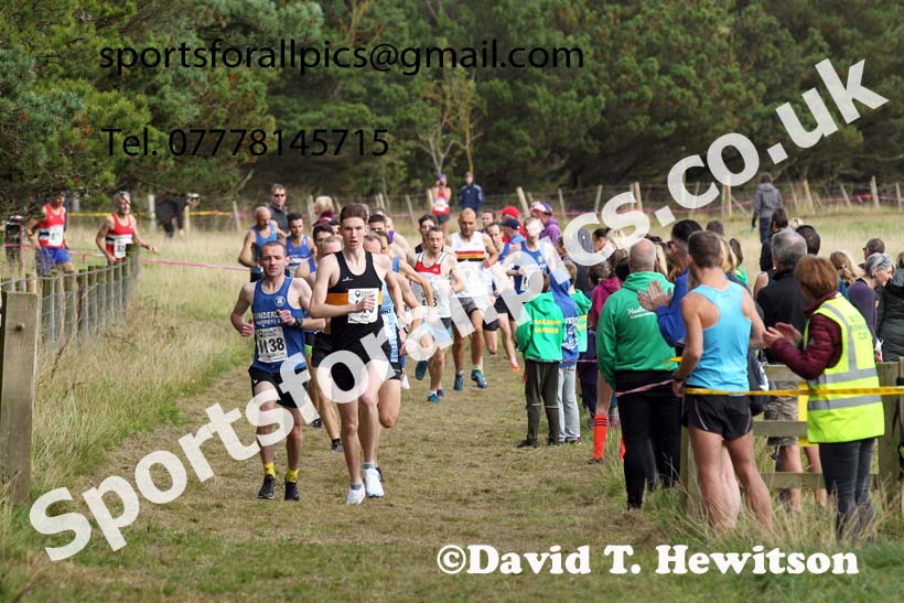 Senior mens 2021 North Eastern Harrier League, Druridge Bay. Photo: David T. Hewitson/Sports for All Pics
